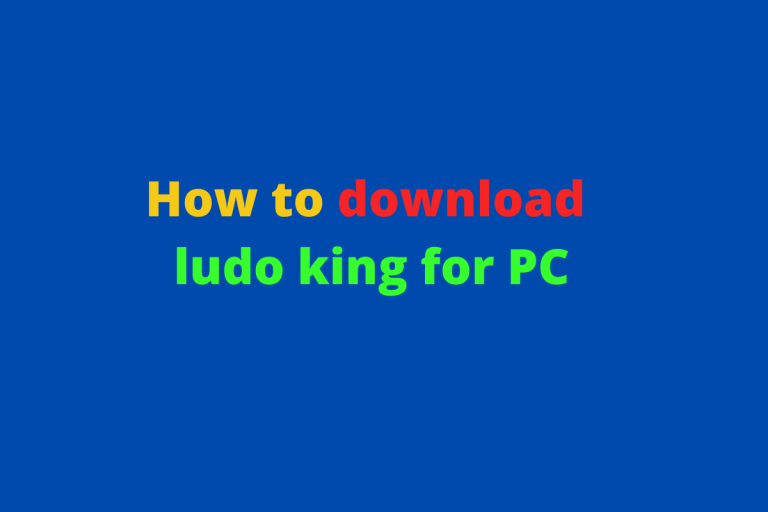How to download ludo king for PC