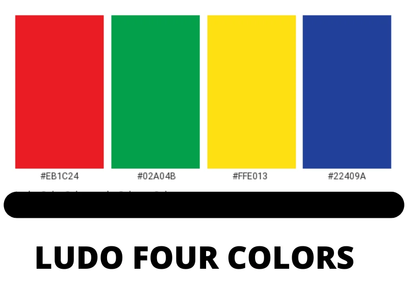 How many common ludo colors?