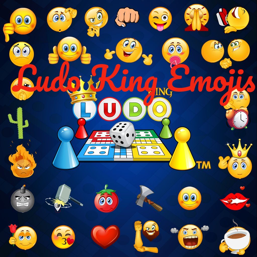 Emoji in ludo king